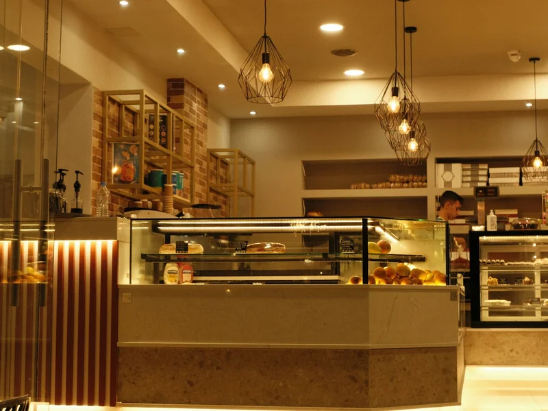 Modern bakery with POS system